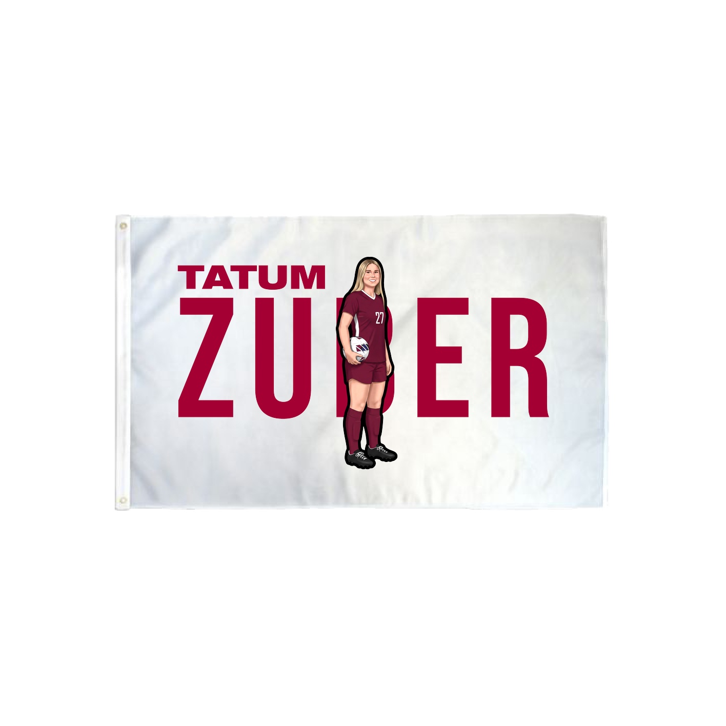 3x5 Flag — Player Name in Classic