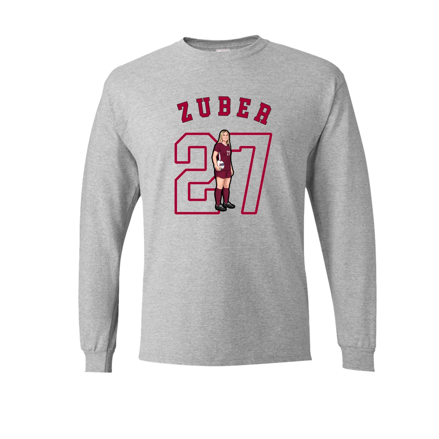 Long Sleeve Tee — Shirsey Arch in Grey