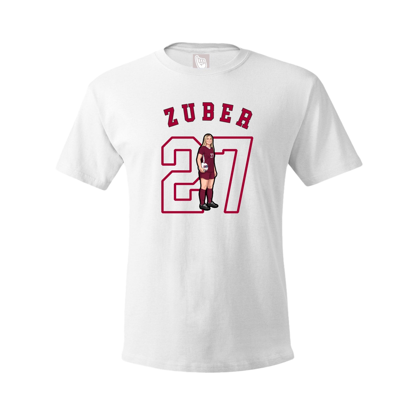 Youth Tee — Shirsey Arch in White
