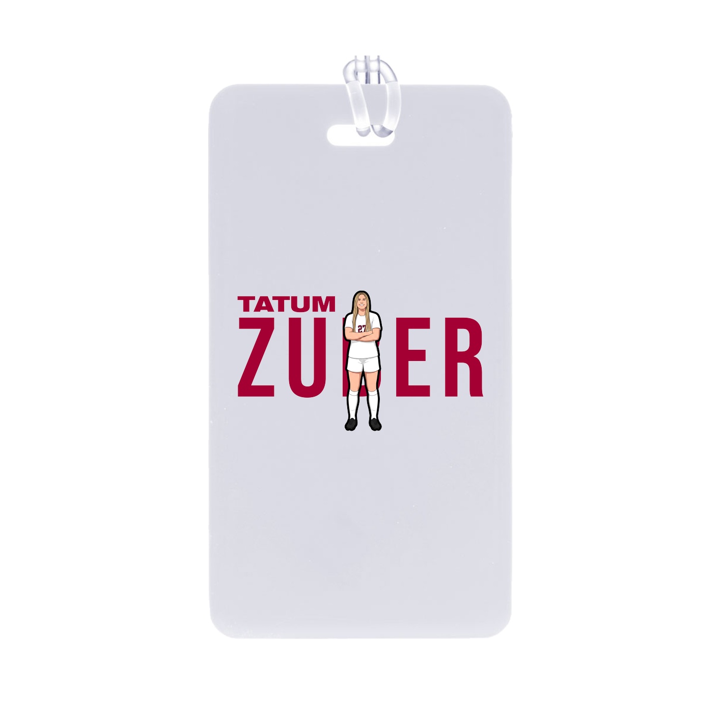 Bag Tag — Player Name in Classic