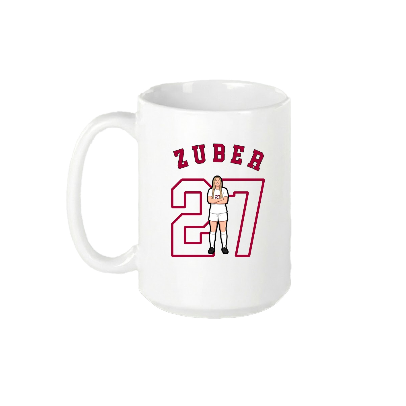 15oz Coffee Mug — Shirsey Arch in White