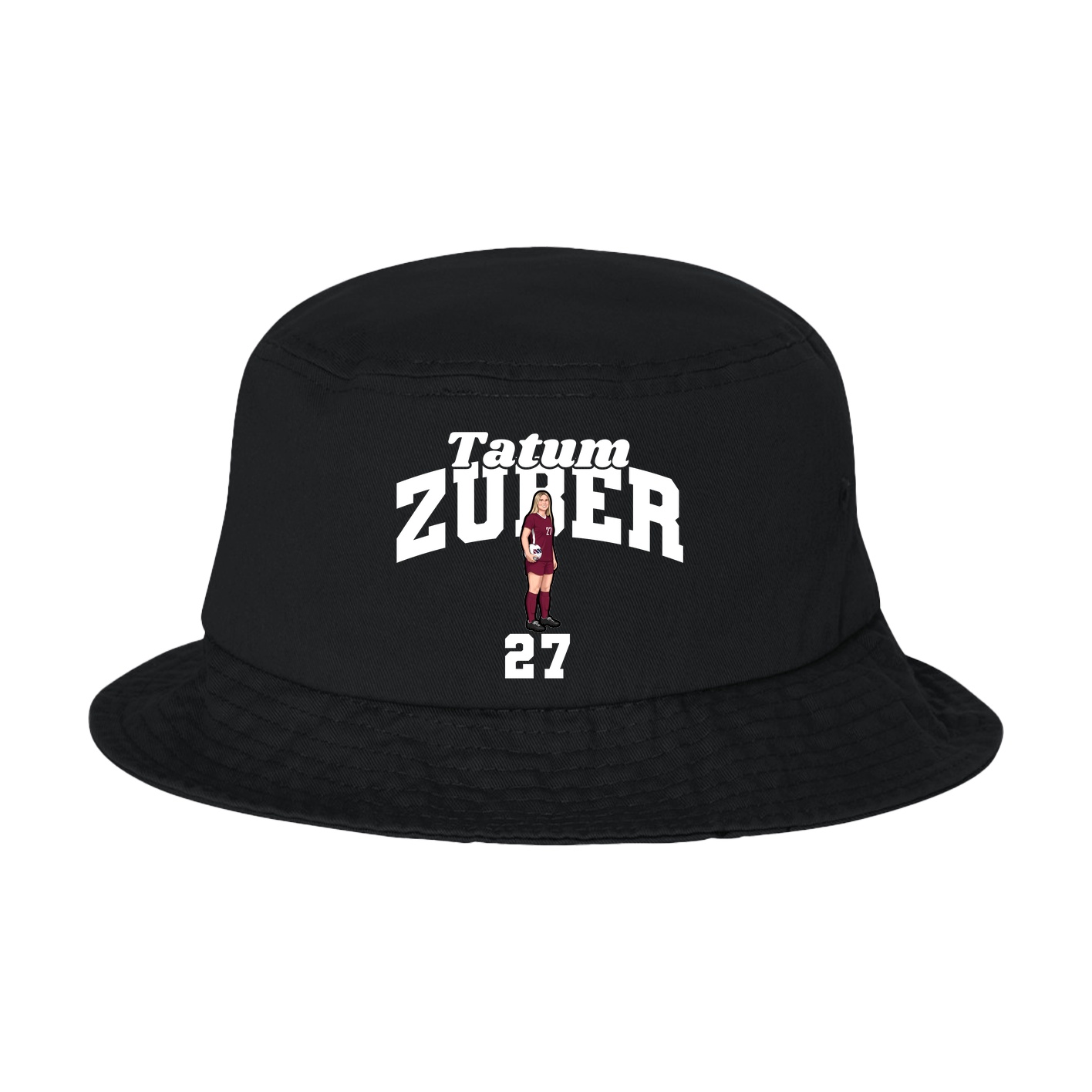Bucket Cap — Signature Arch in Black