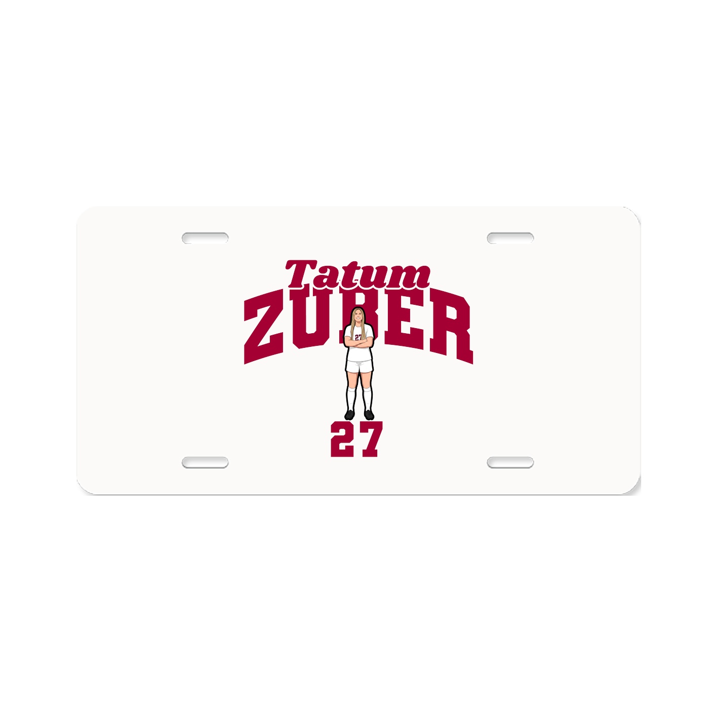License Plate — Signature Arch in Classic