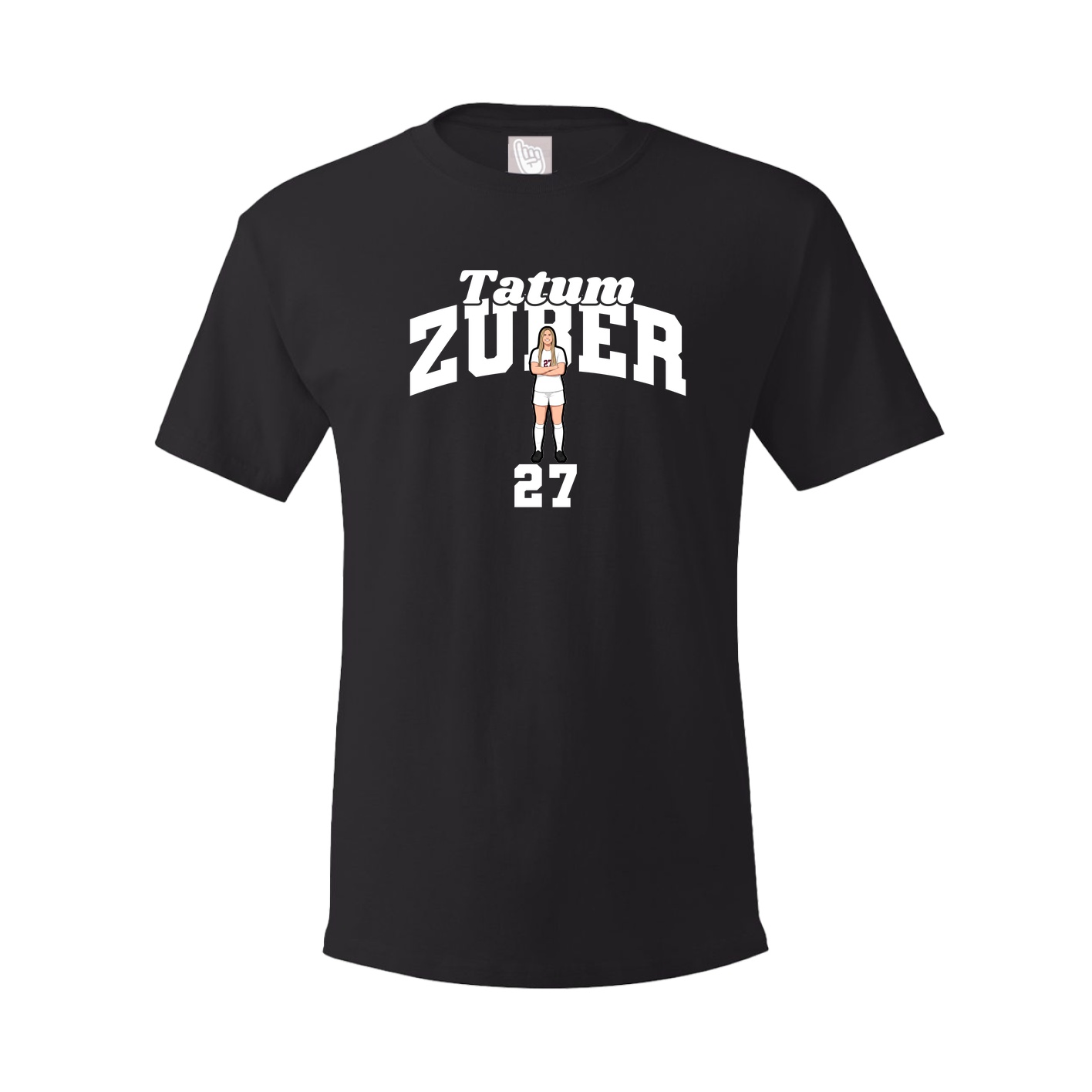 Youth Tee — Signature Arch in Black
