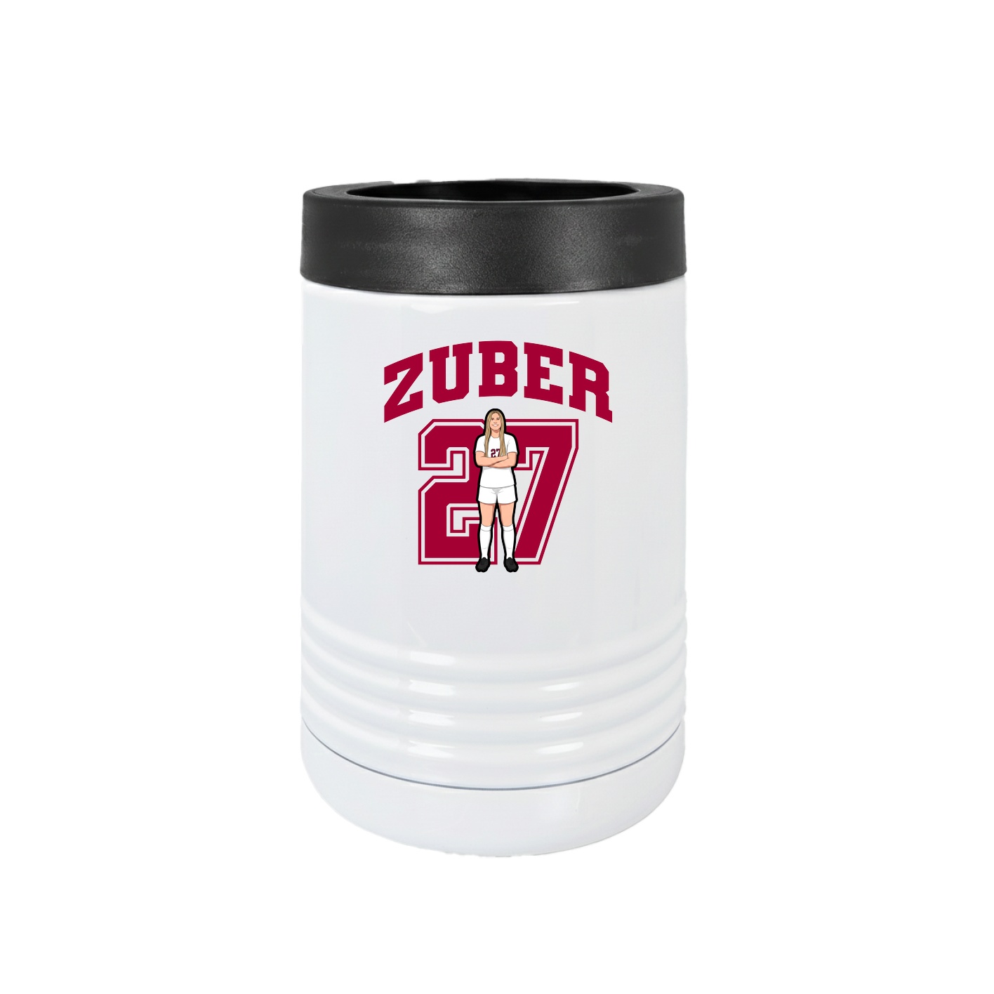 Beverage Holder — Number in White