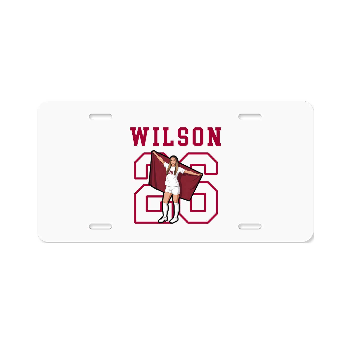 License Plate — Shirsey in Classic