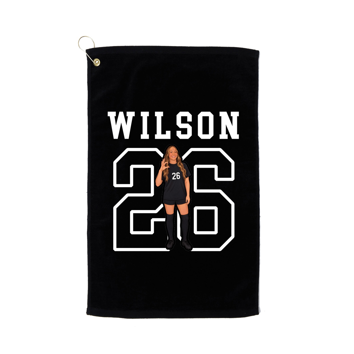Golf Towel — Shirsey in Black