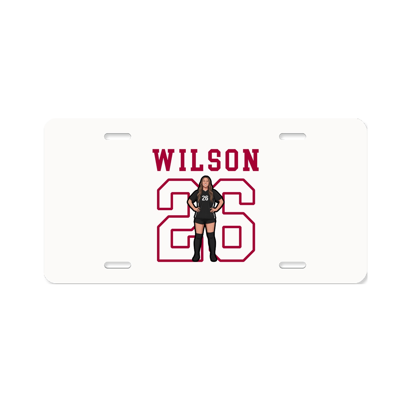 License Plate — Shirsey in Classic