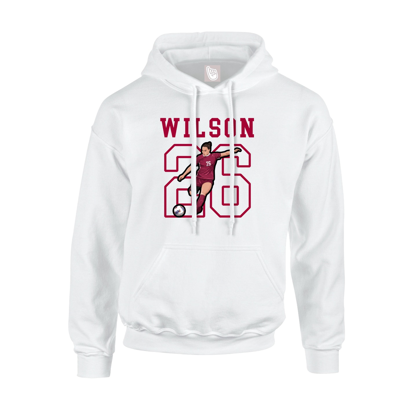 Hoodie — Shirsey in White