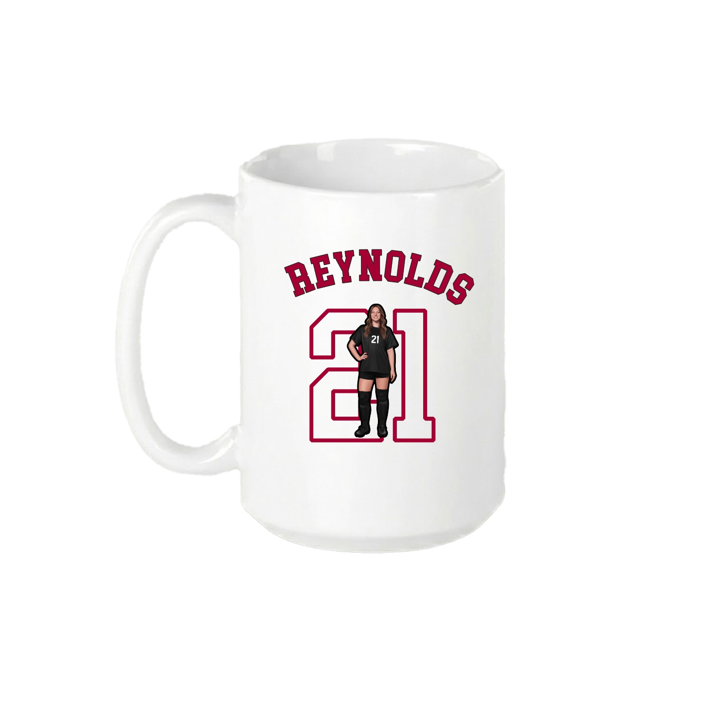 15oz Coffee Mug — Shirsey Arch in White