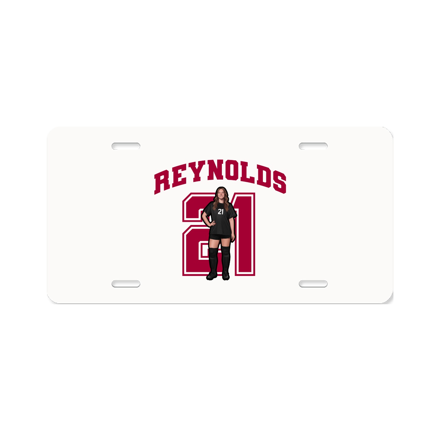 License Plate — Number in Classic