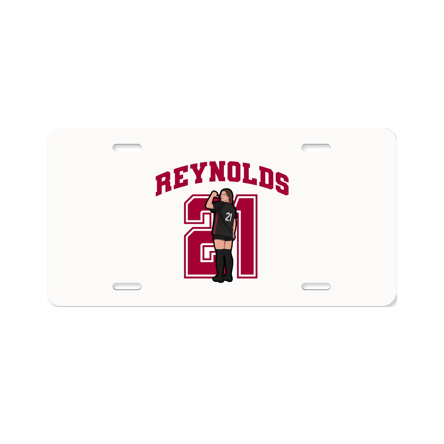 License Plate — Number in Classic