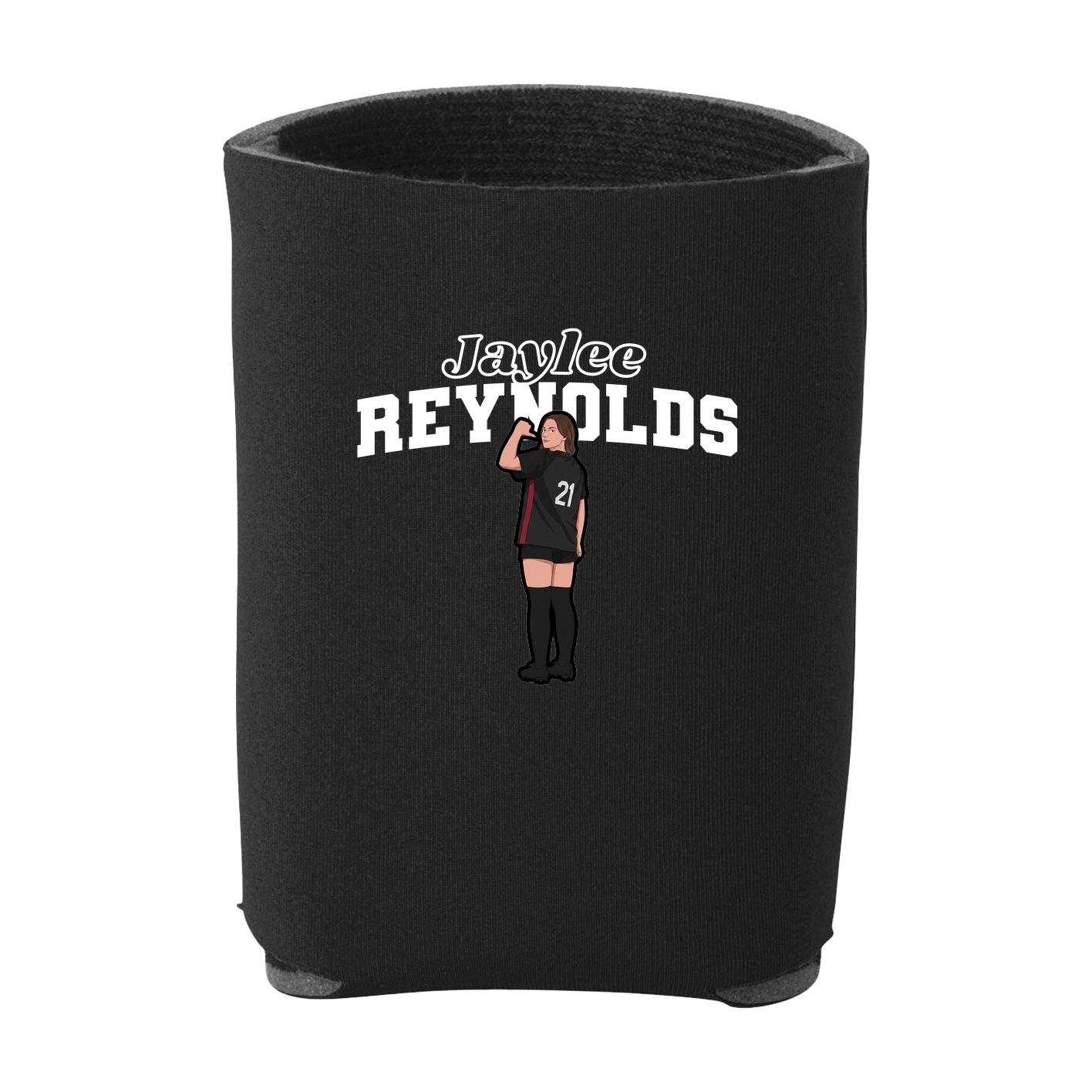 Can Holder — Name Arch in Black