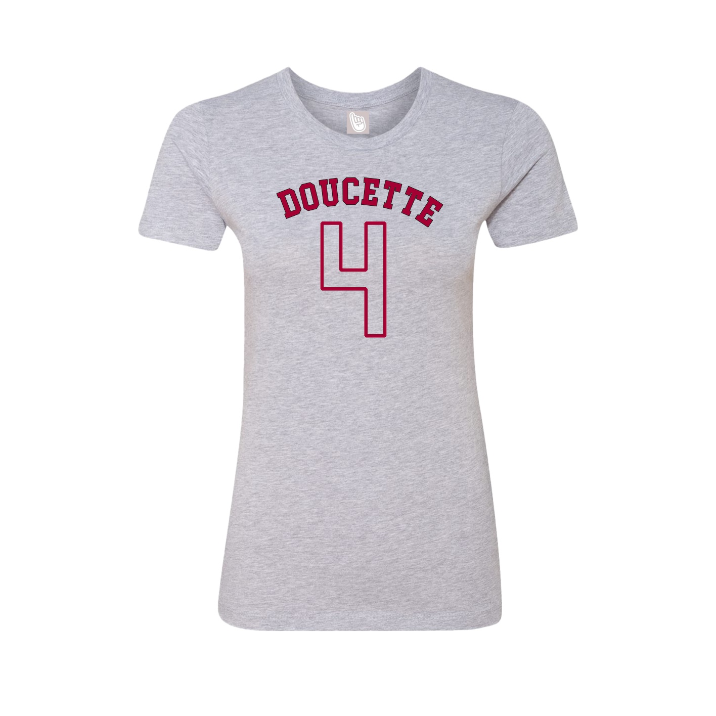 Fitted Women's Tee — Shirsey Arch in Grey