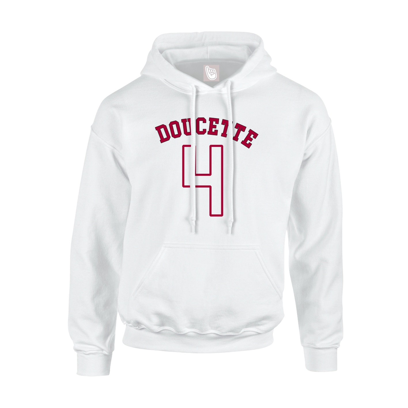 Hoodie — Shirsey Arch in White