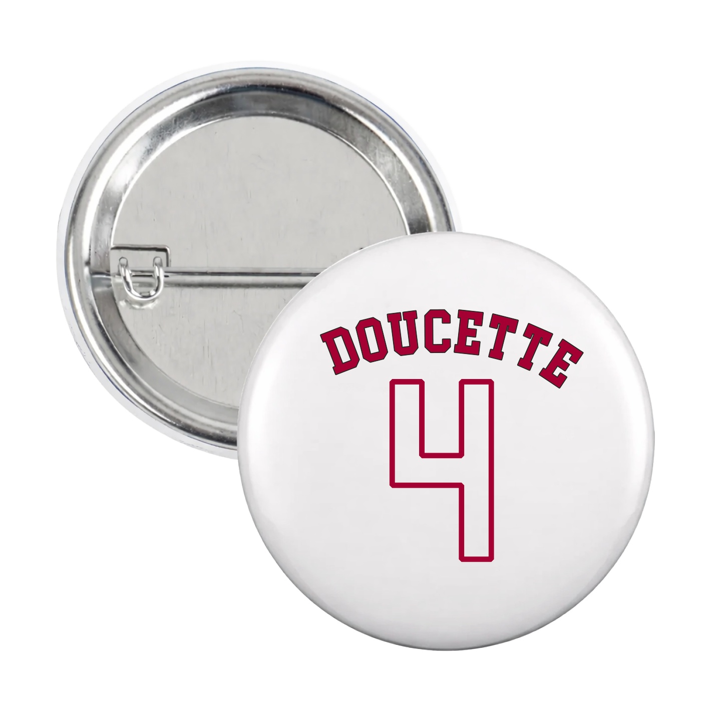 Game Day Button — Shirsey Arch in White