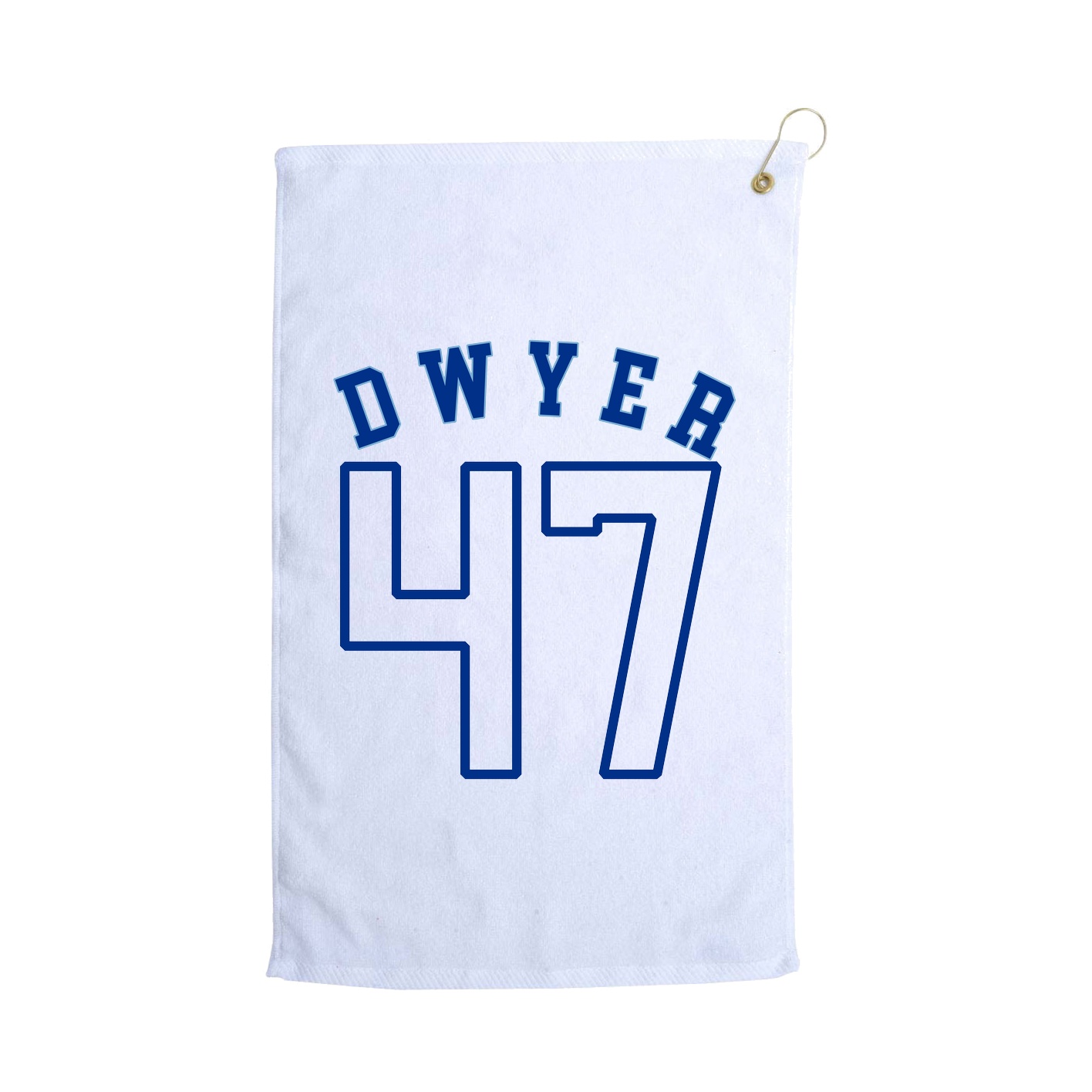 Golf Towel — Shirsey Arch in White