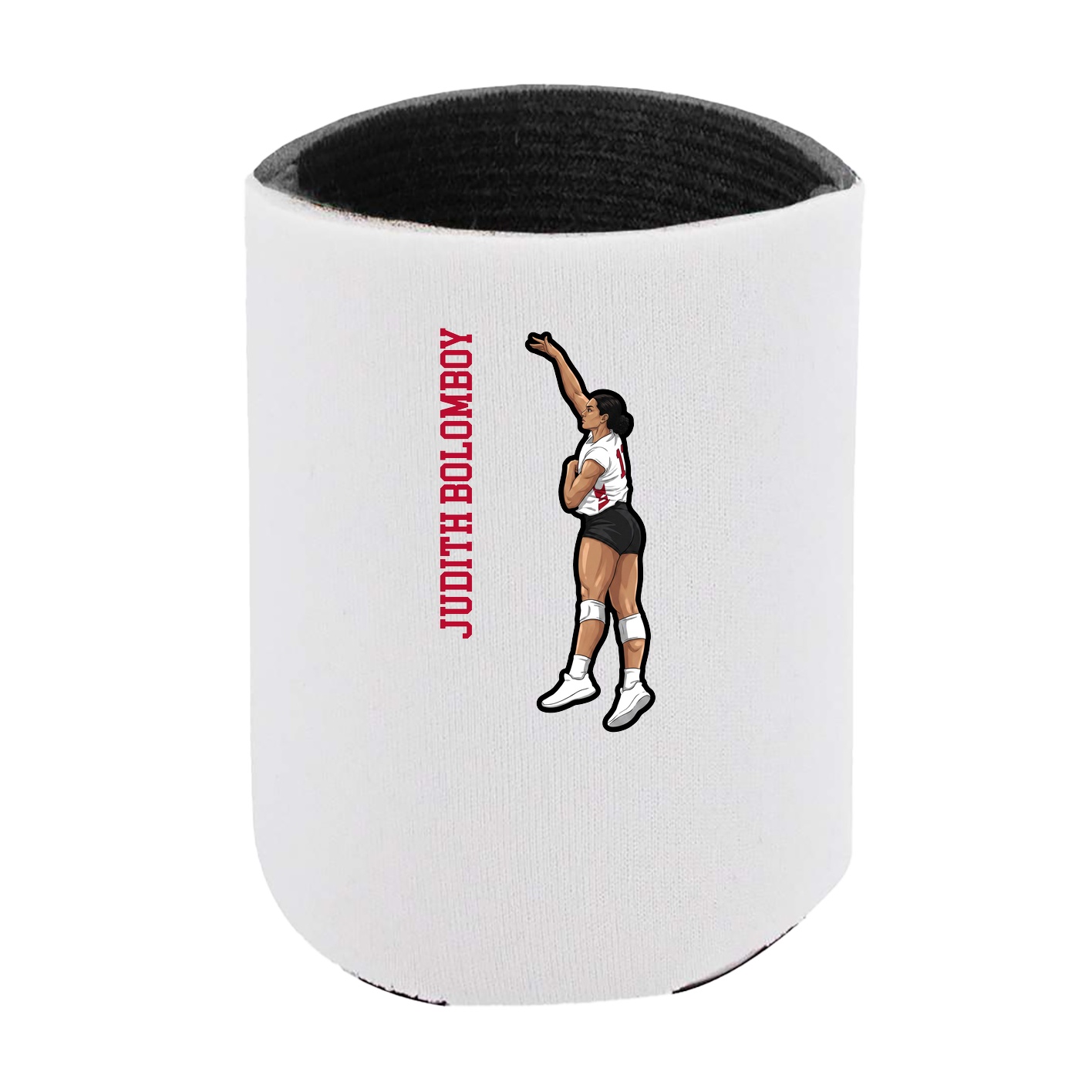 Can Holder — Name Vertical in White