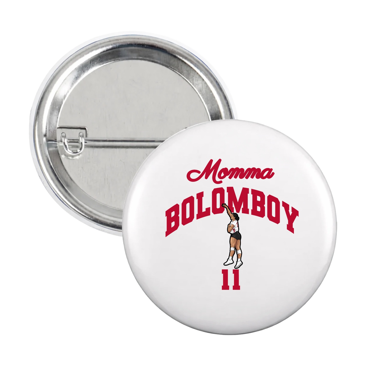 Game Day Button — Mothers Day Arch in White