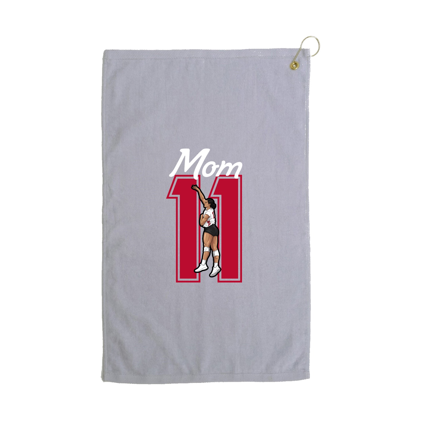 Golf Towel — Mothers Day Shirsey in Grey