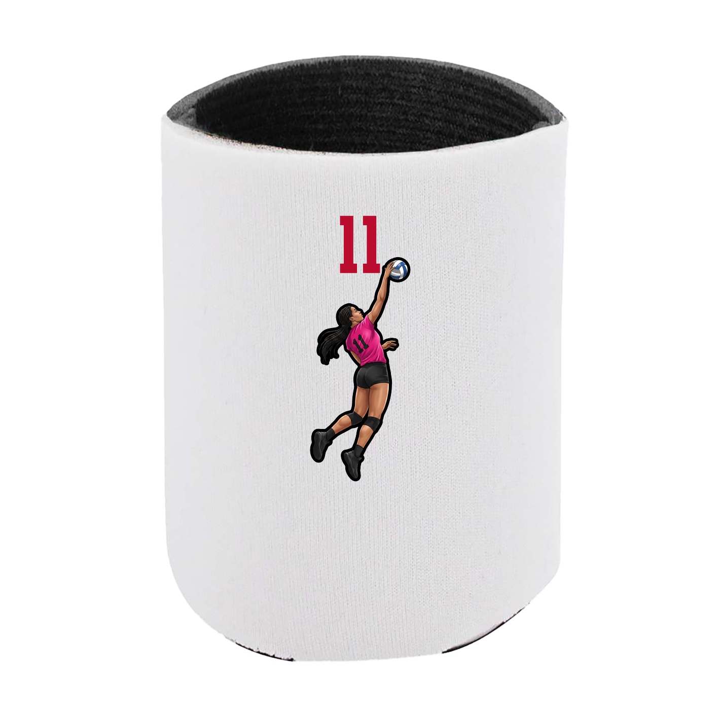 Can Holder — Number Top in White