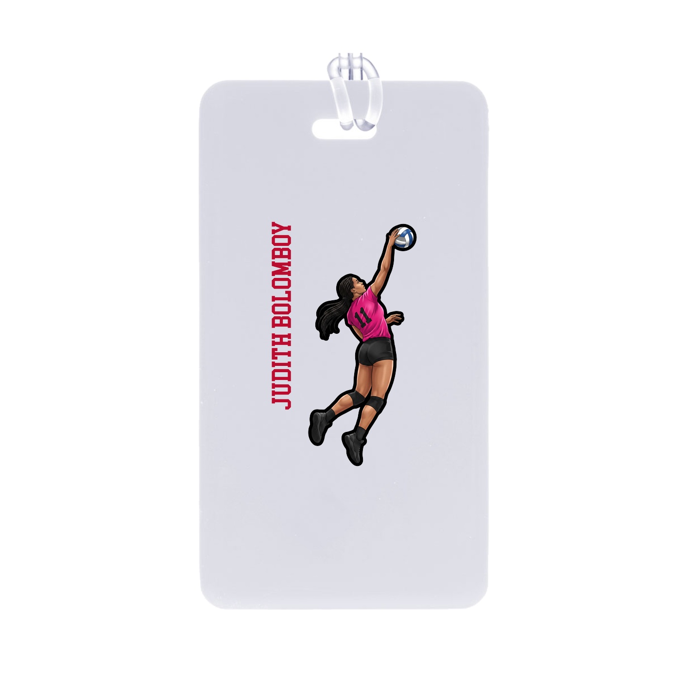 Bag Tag — Name Vertical in Classic