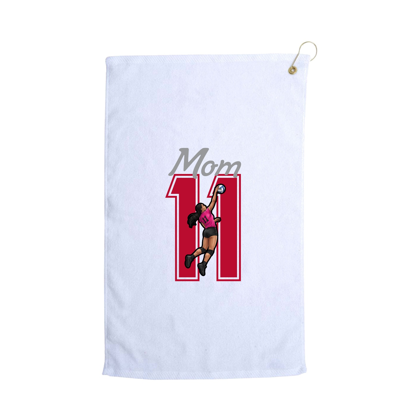 Golf Towel — Mothers Day Shirsey in White