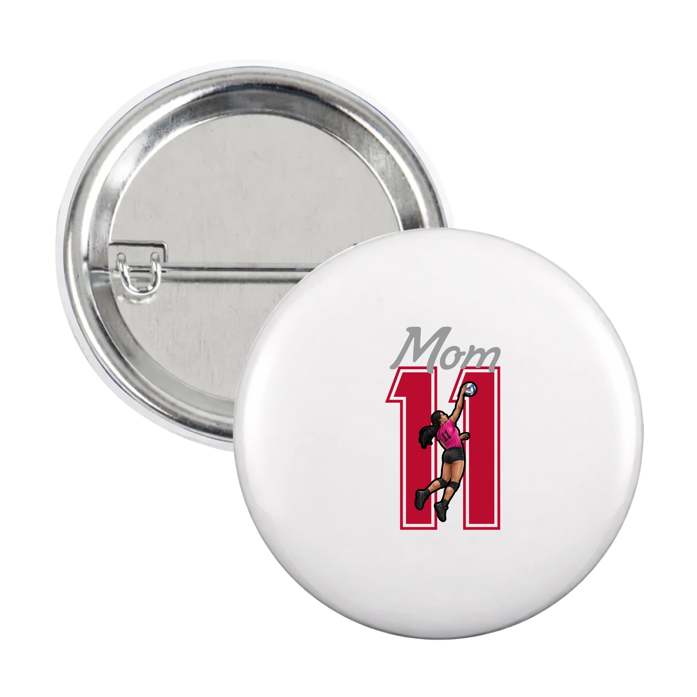 Game Day Button — Mothers Day Shirsey in White