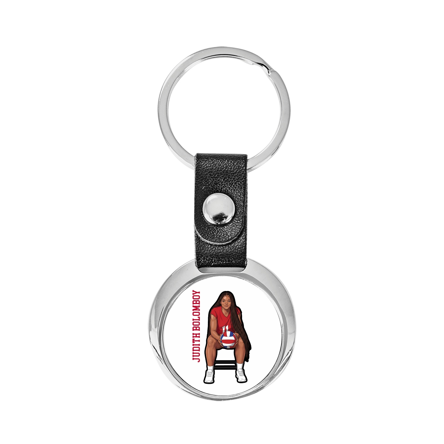Key Chain — Name Vertical in Classic