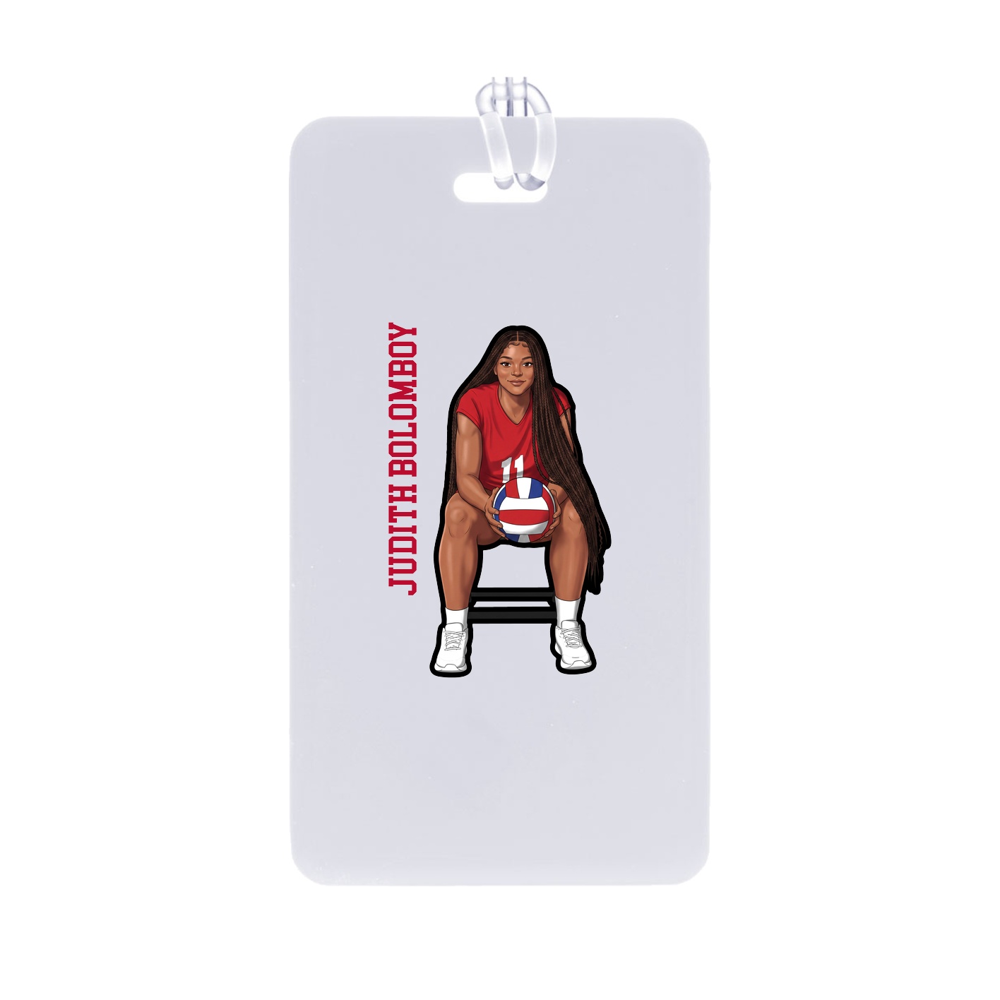 Bag Tag — Name Vertical in Classic