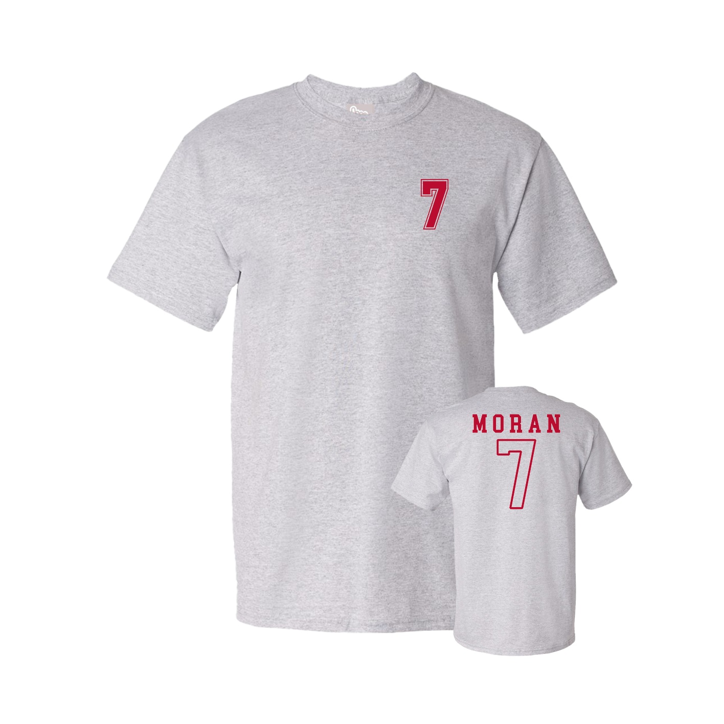 Youth Tee — Chest Back in Grey