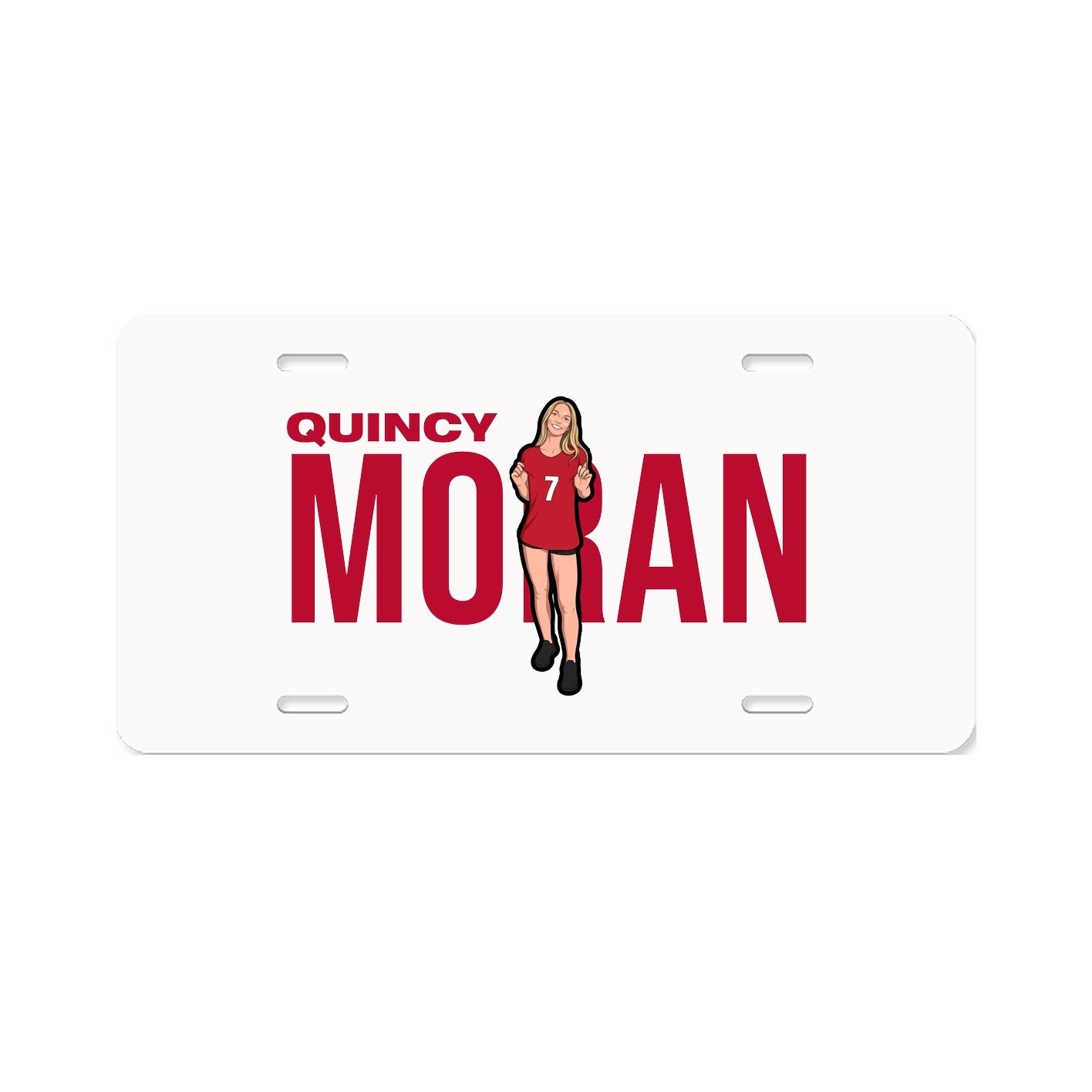 License Plate — Player Name in Classic