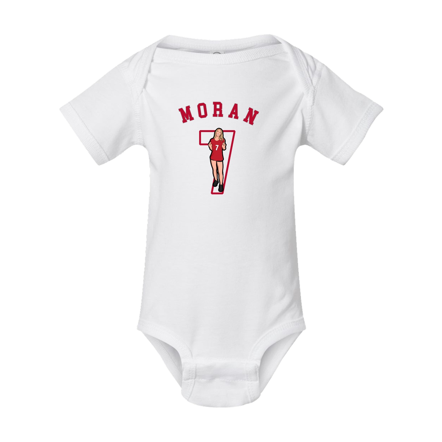 Baby Onesie — Shirsey Arch in White