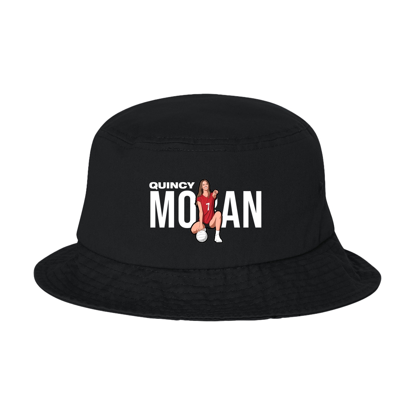 Bucket Cap — Player Name in Black