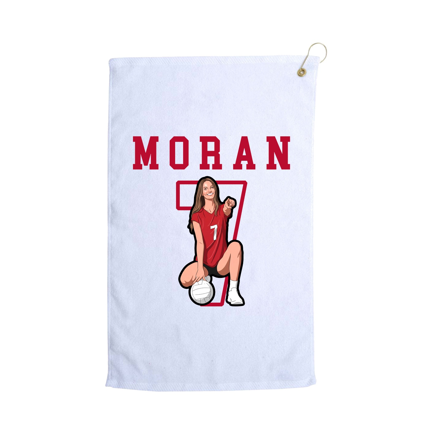 Golf Towel — Shirsey in White