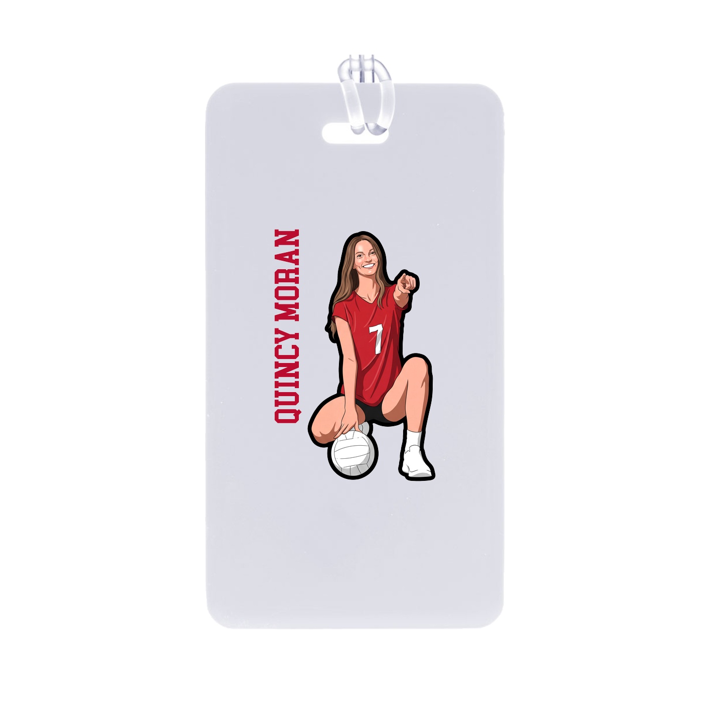 Bag Tag — Name Vertical in Classic
