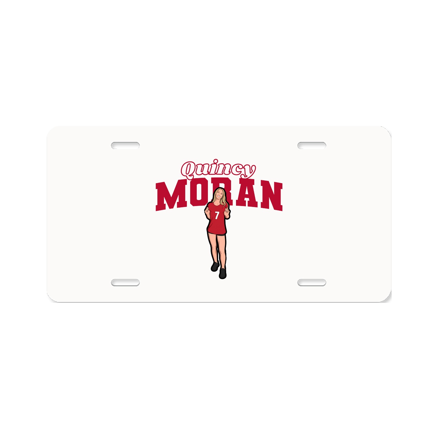 License Plate — Name Arch in Classic