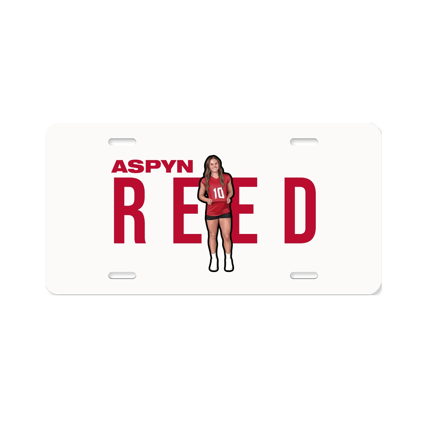 License Plate — Player Name in Classic