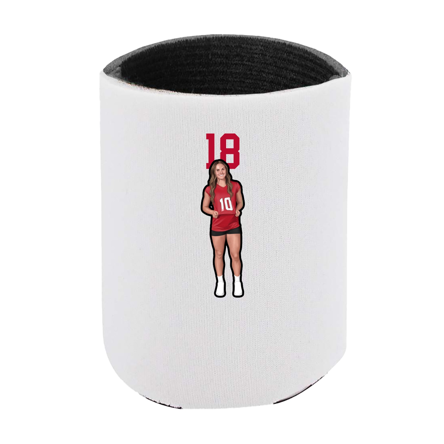 Can Holder — Number Top in White