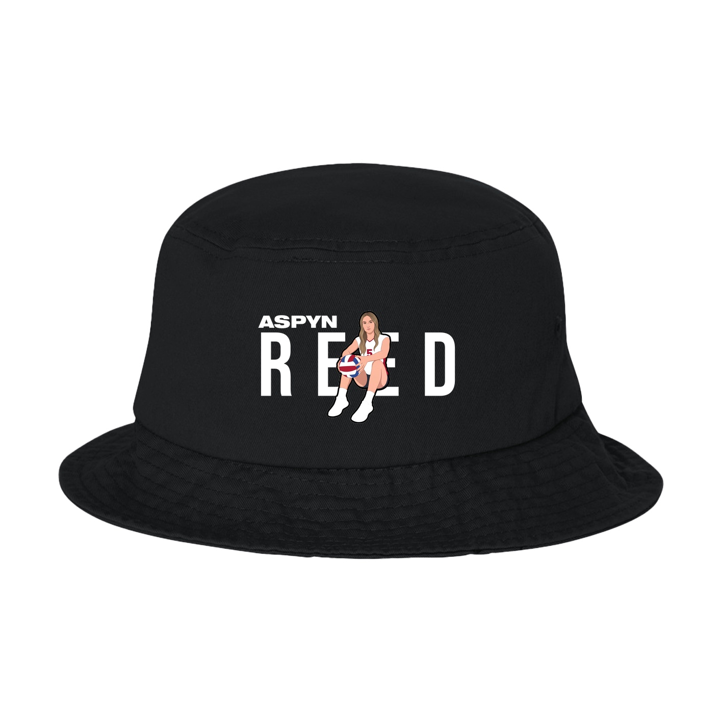 Bucket Cap — Player Name in Black