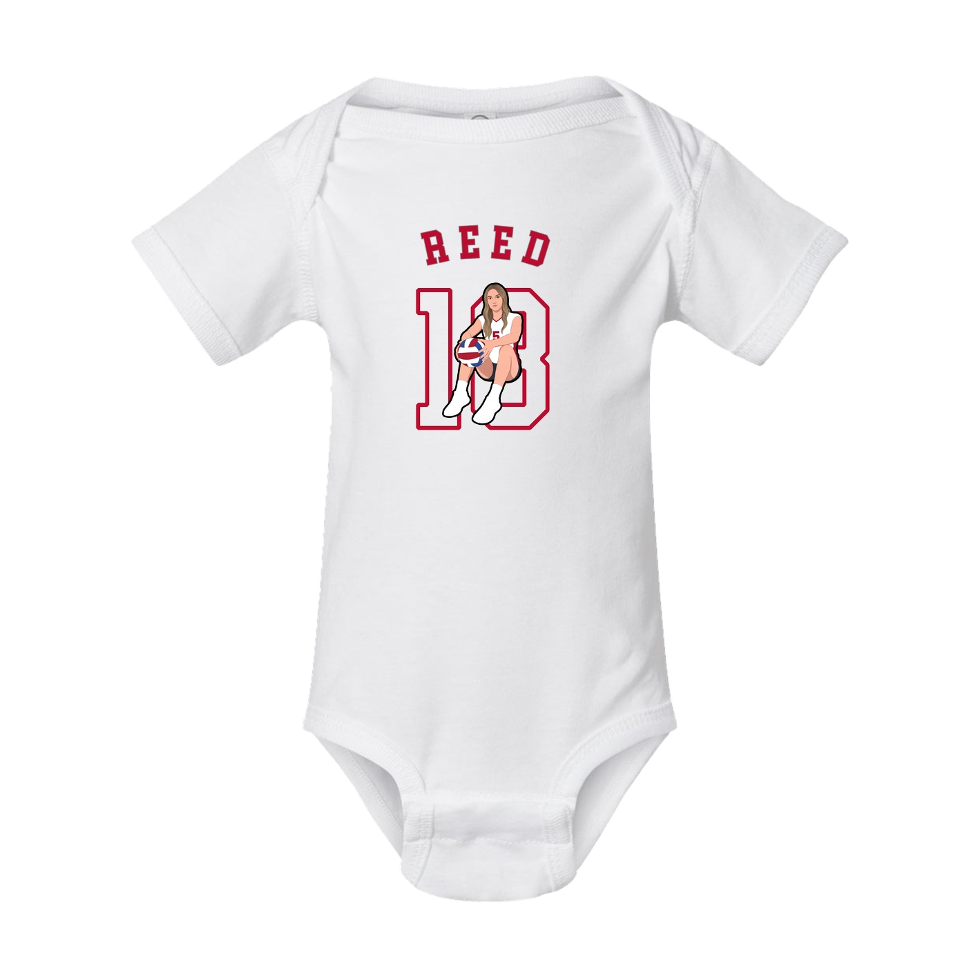 Baby Onesie — Shirsey Arch in White