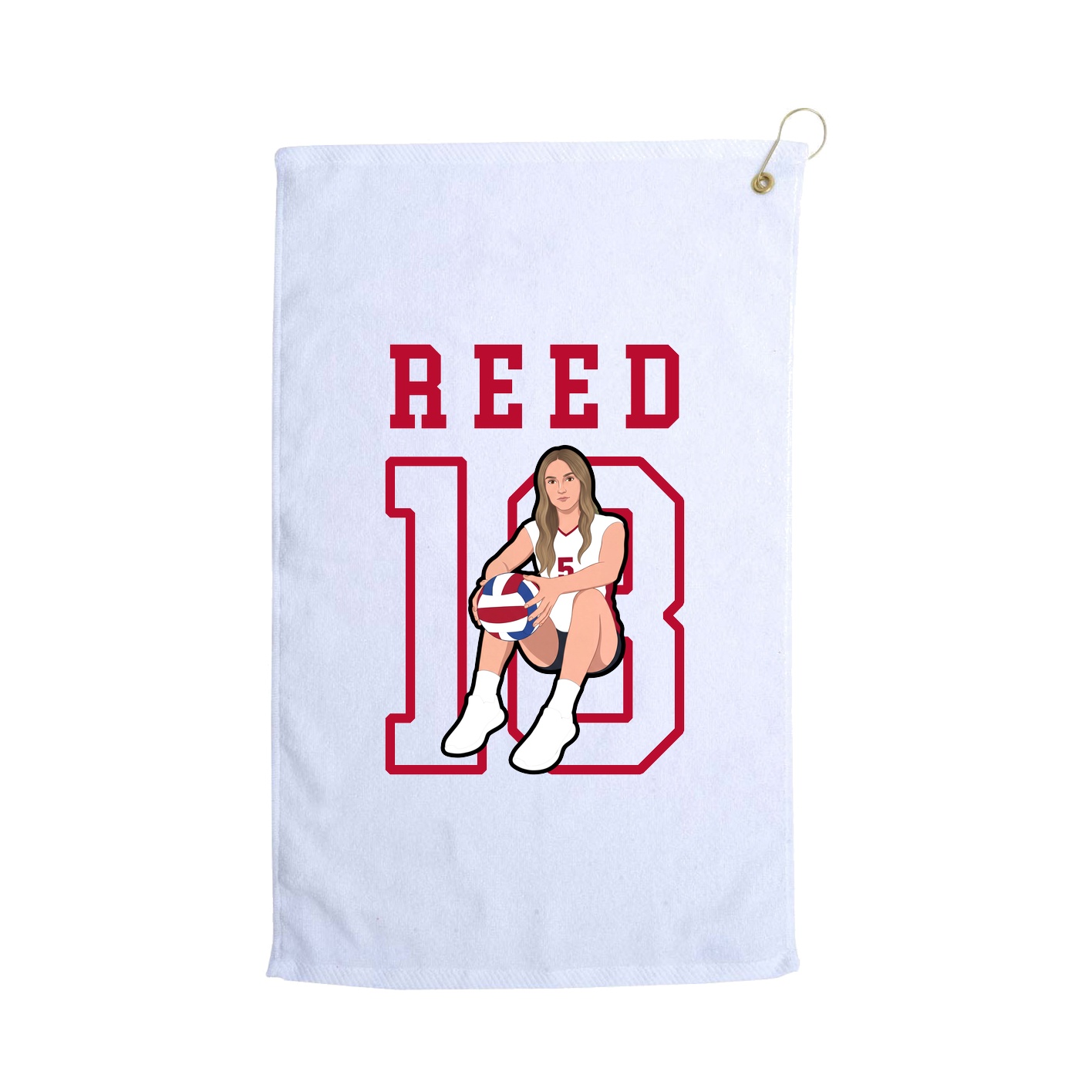 Golf Towel — Shirsey in White