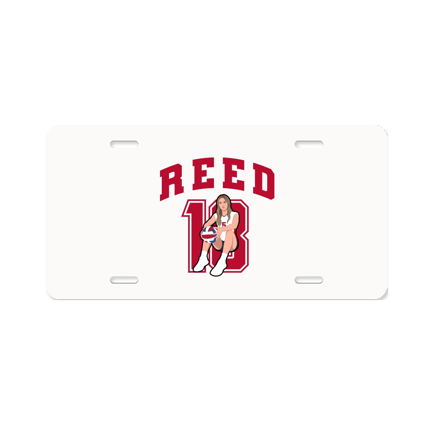 License Plate — Number in Classic