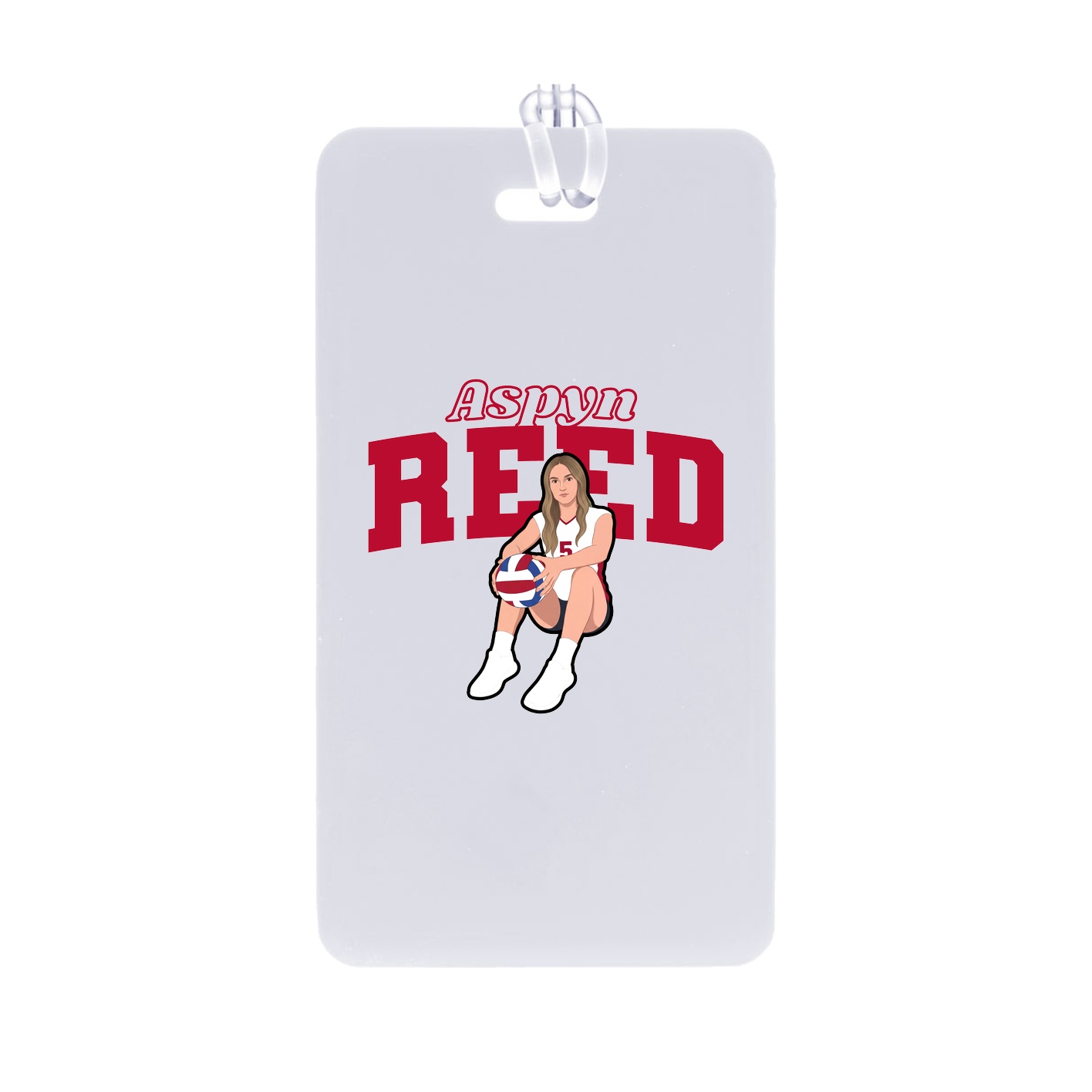 Bag Tag — Name Arch in Classic