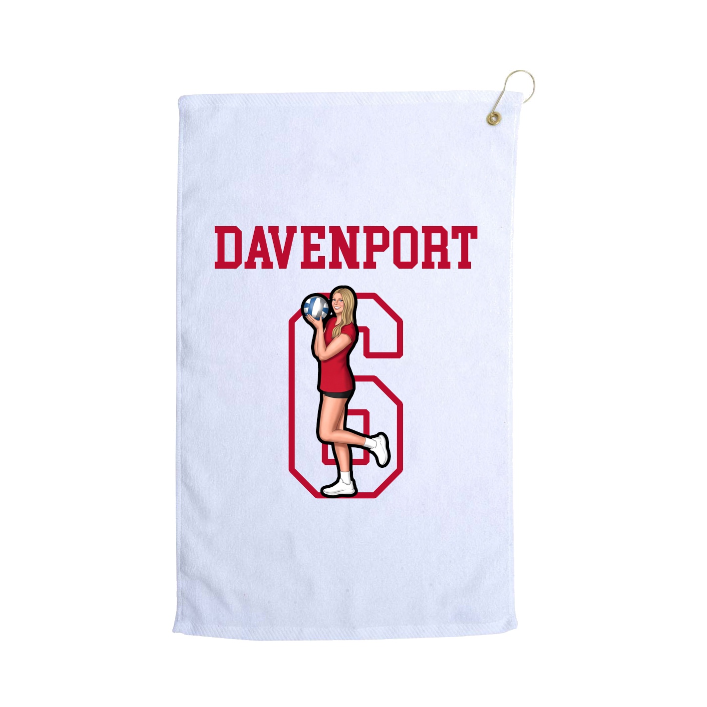 Golf Towel — Shirsey in White