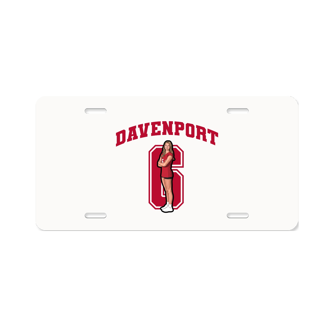 License Plate — Number in Classic