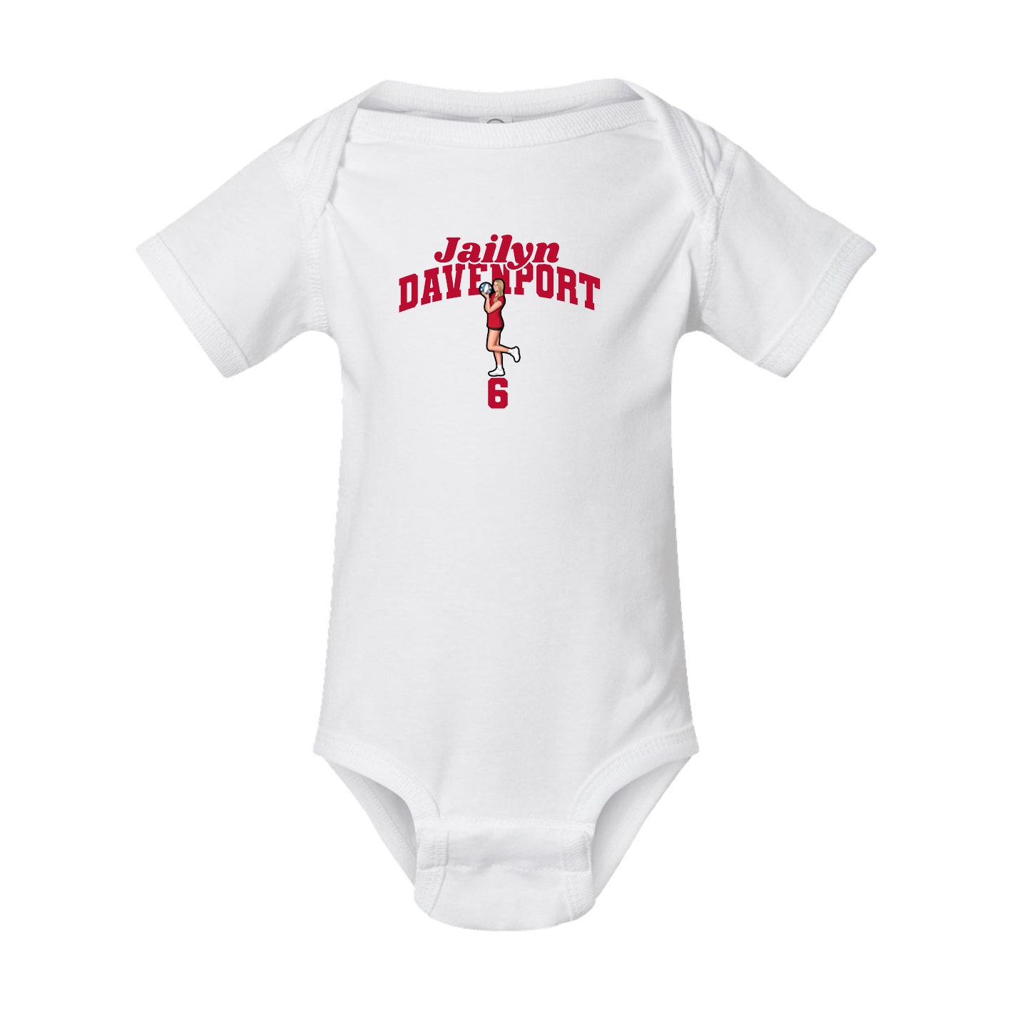 Baby Onesie — Signature Arch in White