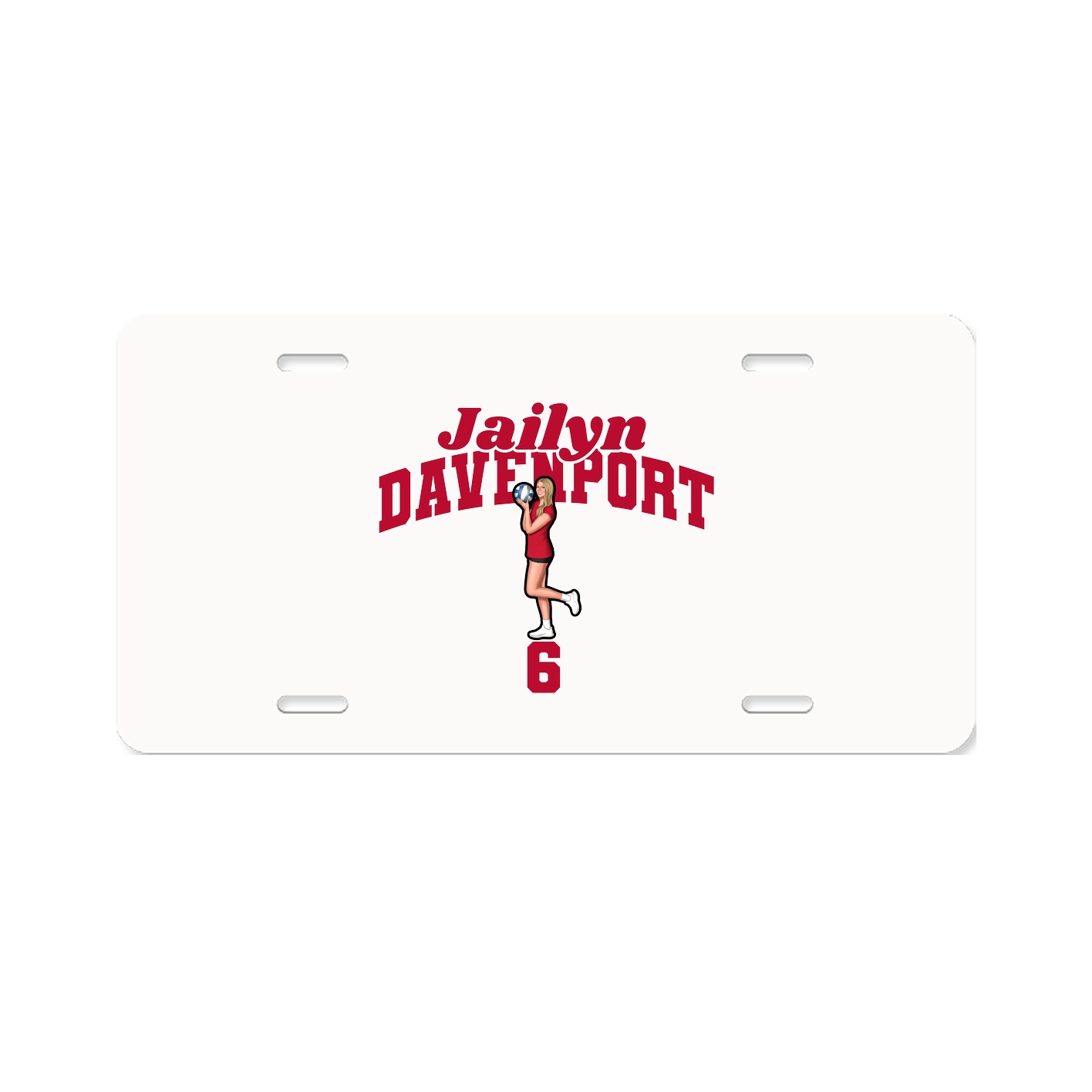 License Plate — Signature Arch in Classic