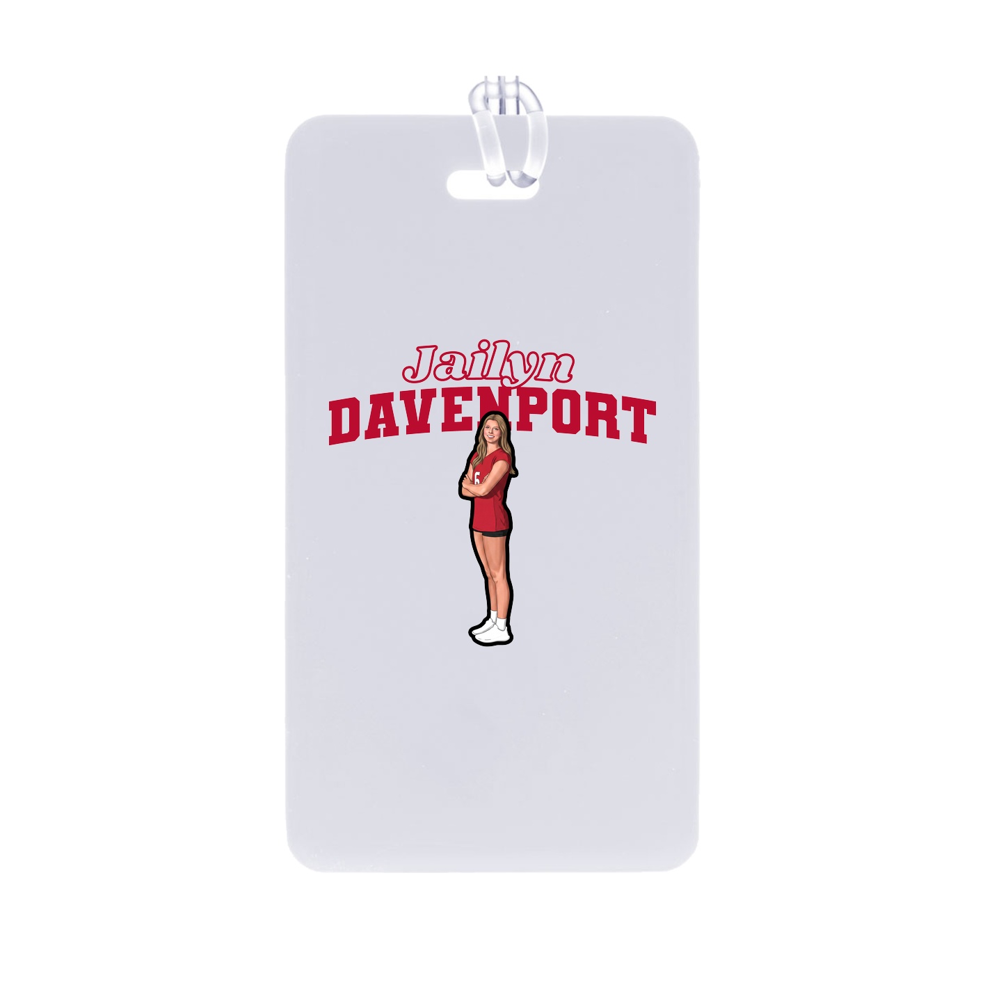 Bag Tag — Name Arch in Classic