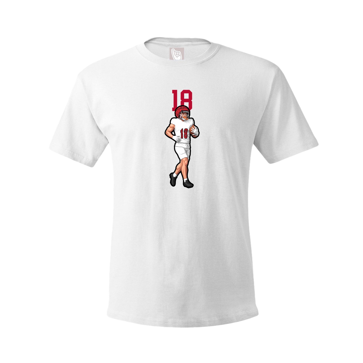 Tee — Number Top in White